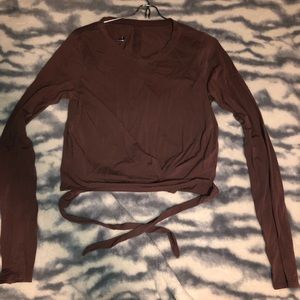 Lululemon Lightweight Longsleeve Wrap Top